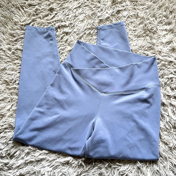 aerie Pants - Blue Crossover Leggings